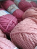 Pink alfa yarn