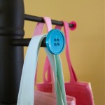 DIY Purse Display Stand with Button