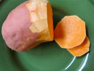 Sweet Potato on Plate