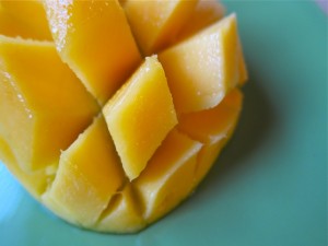 Cubed Mango