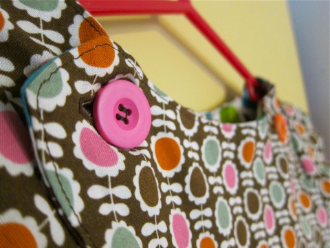 Colourful buttons on Lucy Tunic by Bubblegum Sass