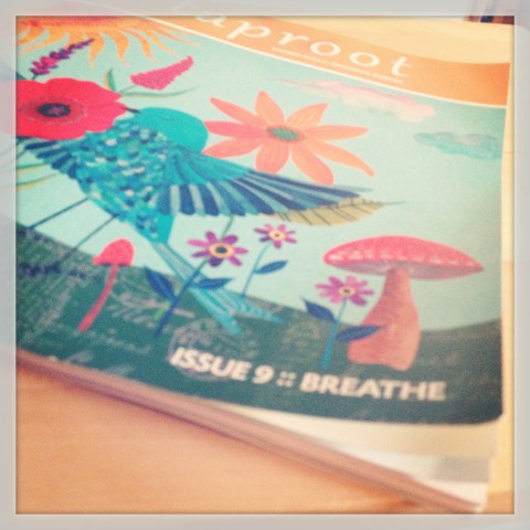 Loving the colourful cover (and the great articles) in the latest issue of Taproot