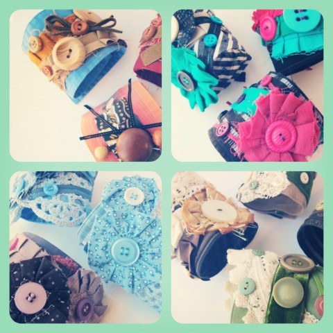Upcycled Cuff Bracelets ~ Handmade by Bubblegum Sass