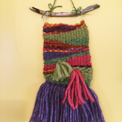 In the Studio: Weaving ~ Bubblegum Sass blog post ~ loom weaving hobby