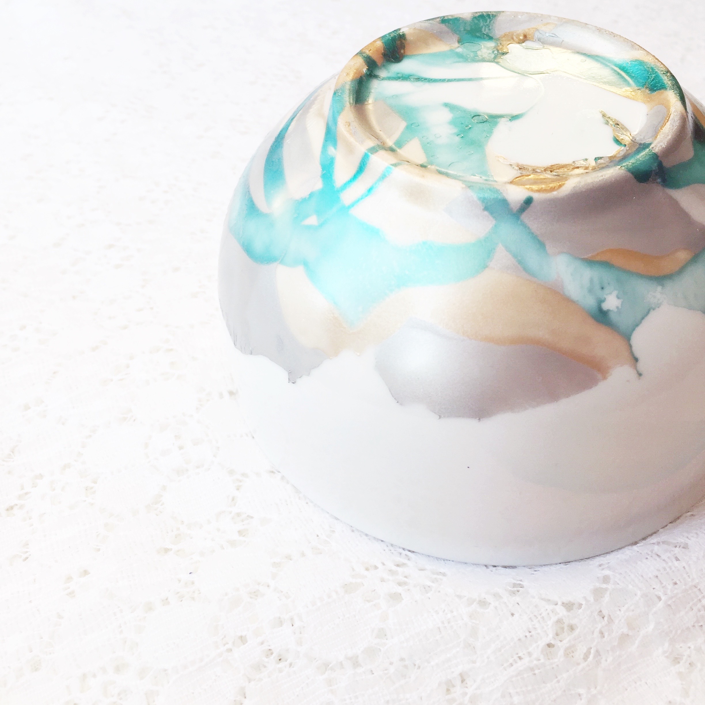 Santa's Workshop: Marble with Nail Polish ~ DIY Gift Ideas ~ Bubblegum Sass