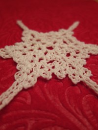 Crochet snowflake