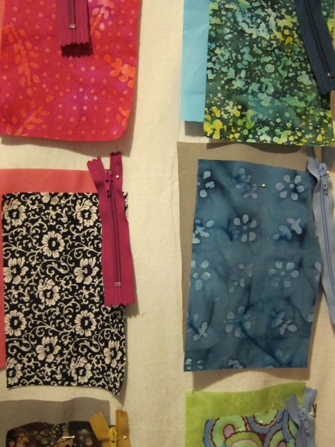 Fabric design wall