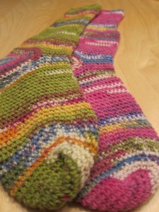 crochet socks