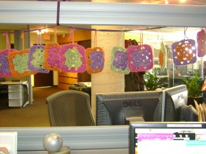 Granny squares in office