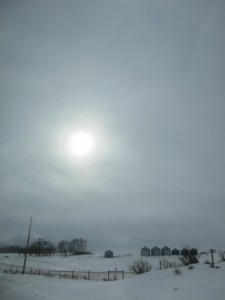 rural Alberta winter