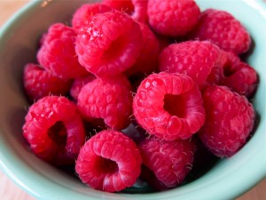 Bowl of Raspberries