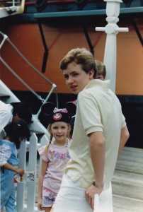 Blake and Sarah in Disneyland