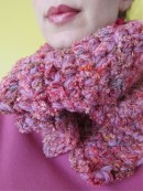 Bubblegum Pink Scarflette