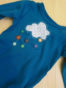 Rain cloud onesie