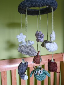 Crochet mobile