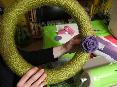 Jan's Yarn Wreath