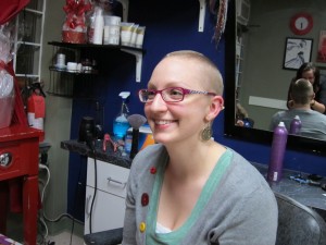 Headshave Sarah done