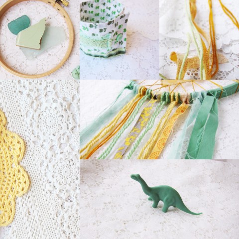Weekly Color Inspiration ~ By Bubblegum Sass ~ Spring Green & Yellow