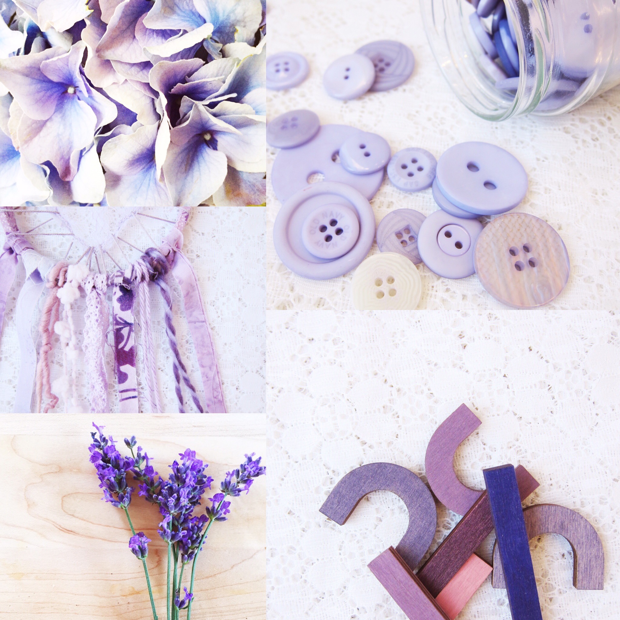 Weekly Color Inspiration ~ By Bubblegum Sass ~ Shades of Purple ~ Nursery room decor inspo