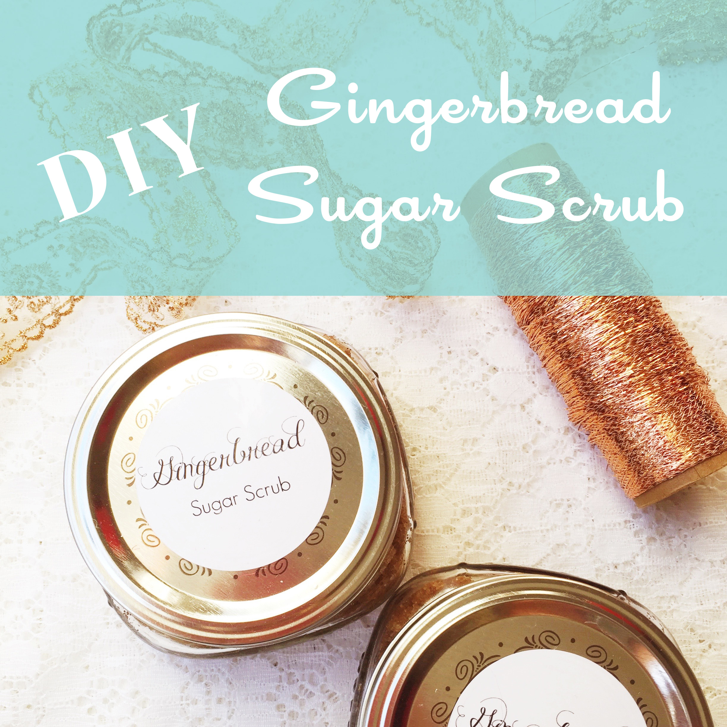Santa's Workshop: DIY Gingerbread Sugar Scrub Recipe ~ Essential Oils ~ by Bubblegum Sass
