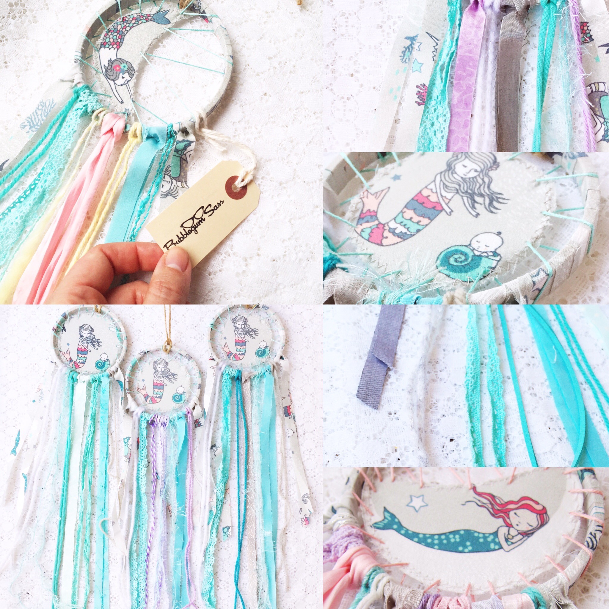 Most Popular in 2016 ~ Dreamcatchers for Kids ~ Handmade by Bubblegum Sass