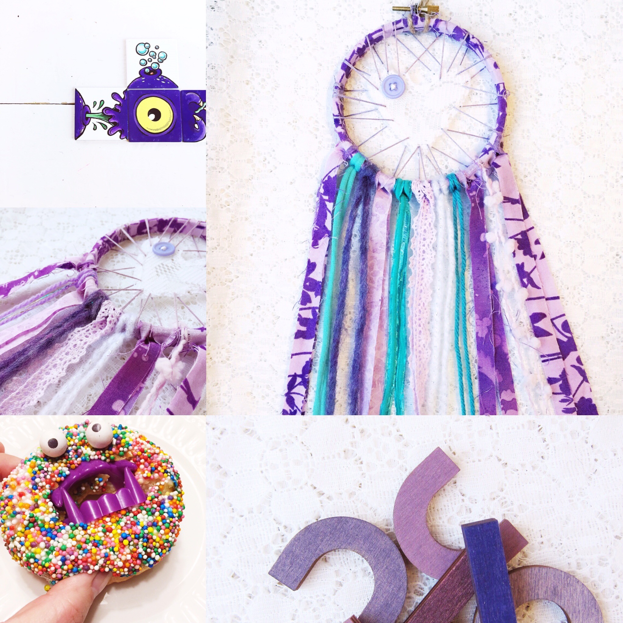Weekly Color Inspiration ~ By Bubblegum Sass ~ Purple Monster ~ Inspo for kids room decor